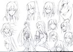  aircraft_carrier_hime constricted_pupils expressions greyscale grin kantai_collection long_hair monochrome shinkaisei-kan shirubaburu side_ponytail smile solo torn_clothes upper_body 