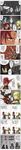  absurdres anger_vein annoyed attack black_hair blonde_hair blue_skin breasts chinese cleavage comic commentary_request crossed_arms elf elsword elsword_(character) energy_sword floating_swords gargoyle gas_mask gate_of_babylon glasses hat headband highres infinity_sword_(elsword) jewelry large_breasts long_image multicolored_hair multiple_boys necklace personality_switch pointy_ears raven_(elsword) red_hair rena_(elsword) spiked_hair sword tall_image translated trapping_ranger_(elsword) two-tone_hair waero watermark weapon weapon_taker_(elsword) 