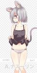  animal_ears ass_visible_through_thighs bare_arms bare_shoulders black_dress blush breasts checkered checkered_background clenched_teeth collarbone dress dress_lift eyebrows_visible_through_hair feet_out_of_frame grey_background grey_panties lifted_by_self looking_at_viewer maturiuta_sorato mouse_ears mouse_tail navel nazrin panties profile red_eyes shiny shiny_skin short_dress short_hair silver_hair small_breasts solo spaghetti_strap standing stomach striped striped_panties tail teeth thighs touhou underwear 