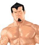  dalton_(one_piece) facial_hair goatee male_focus muscle one_piece pecs solo topless 