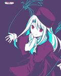  bird capelet fate/stay_night fate_(series) hat illyasviel_von_einzbern limited_palette long_hair minafuni purple_hat solo wire 