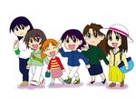  azumanga_daiou cartoon chibi child cute everyone group kagura kasuga_ayumu mihama_chiyo mizuhara_koyomi osaka sakaki takino_tomo 