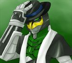  deneb green hat kamen_rider kamen_rider_den-o kamen_rider_den-o_(series) 