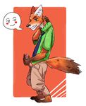  anthro canine clothing disney fox ice-hero male mammal masturbation nick_wilde penis solo zootopia 