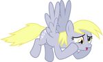  2015 absurd_res alpha_channel derpy_hooves_(mlp) equine female feral friendship_is_magic hi_res mammal masemj my_little_pony pegasus solo wings 