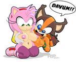  amy_rose beasts female nipples r!p sonic_(series) sonic_boom sticks_the_jungle_badger 