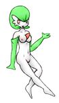  breasts cute female gardevoir looking_at_viewer nekuzx nintendo nipples nude open_mouth pok&eacute;mon pussy solo video_games 