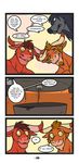  alabaster_tablespoon anthro bovine canine cattle comic mammal wolf 