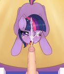  2015 balls blush cum cum_in_hair cum_on_face disembodied_penis duo edit equine female feral friendship_is_magic hair hi_res horn human humanoid_penis looking_at_viewer male male/female mammal my_little_pony one_eye_closed open_mouth penis purple_eyes ratofdrawn tongue tongue_out twilight_sparkle_(mlp) vein winged_unicorn wings 