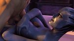  3d alien animated asari blue_skin breasts female freckles human interspecies liara_t&#039;soni male mammal mass_effect not_furry penis sex titfuck video_games 