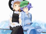  bad_id bad_pixiv_id blonde_hair blue_eyes blue_hair braid broom hair_bobbles hair_ornament hat izumi_(sa_na_ra_ra) kawashiro_nitori key kirisame_marisa multiple_girls short_hair touhou twintails two_side_up witch_hat yellow_eyes 