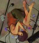  bad_id bad_pixiv_id barefoot cable controller dell feet flower food game_console game_controller headphones ikezawa_kazuma indoors instrument isago_(ica) keyboard_(instrument) male_focus morning_glory mouse_(computer) playstation_3 popsicle solo summer_wars tatami 
