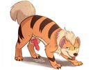  all_fours arcanine barefoot canine claws cum cum_on_ground cum_on_penis erection feral fur knot looking_up mammal nintendo nude orgasm penis pok&eacute;mon sharp_claws smile smuttymutt standing toe_claws tongue tongue_out video_games 
