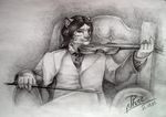  anthro augustine_mayer clothing feline leopard male mammal musical_instrument phae snow_leopard solo violin 