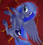  blue_hair cutie_mark equine female friendship_is_magic hair horn long_hair looking_at_viewer mammal my_little_pony nipples nude princess_luna_(mlp) prodius pussy solo winged_unicorn wings 