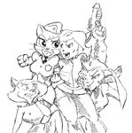  black_and_white captain_amelia cat crossover felina_feral feline female gun handgun katy_o&#039;kitty mammal monochrome pamela_bondani patrol_03 pistol police ranged_weapon swat_kats tom_and_jerry treasure_planet unknown_artist weapon 