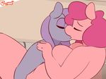  2015 animated anthro anthrofied breasts drooling duo earth_pony equine eyes_closed female friendship_is_magic grey_body hair horse incest kissing mammal maud_pie_(mlp) my_little_pony nude papaya_(artist) pink_body pink_hair pinkie_pie_(mlp) pony purple_hair saliva 