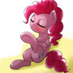  2015 behind-space cute earth_pony equine female feral friendship_is_magic horse mammal my_little_pony pinkie_pie_(mlp) pony solo 