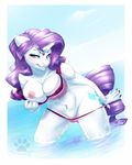  2015 anthro anthrofied breasts equine female friendship_is_magic hair horn mammal my_little_pony nipples pussy rarity_(mlp) solo touchofsnow 
