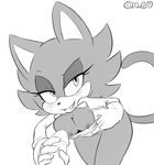  2015 anthro areola big_breasts breasts cat cleavage clothed clothing erect_nipples erection faceless_male feline female handjob hearlesssoul male mammal nipples penis sasha_the_cat sex smile sonic_(series) 
