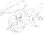  aris_(andalite) black_and_white couple cum cum_in_pussy cum_inside domination ear_piercing epicwang female fluff fur internal knot knotting male male/female male_on_top monochrome on_top open_mouth penis piercing sergal sex tying vaginal valeena_(dharsii) 