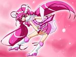  ass bike_shorts cure_happy gradient gradient_background hip_attack hoshizora_miyuki precure smile_precure! 