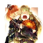  closed_eyes crying highres hime_cut maria_(umineko) mother_and_daughter multiple_girls open_mouth sakutarou tears umineko_no_naku_koro_ni ushiromiya_rosa yae_(mono110) 