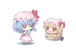  animal_ears bad_id bad_pixiv_id bat_wings blonde_hair blue_hair box cat_ears cat_tail chibi flandre_scarlet food hanahanamaki hat in_box in_container kemonomimi_mode multiple_girls one_side_up ponytail popsicle red_eyes remilia_scarlet short_hair siblings sisters tail touhou wings 