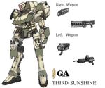  armored_core armored_core:_for_answer armored_core_4 fanart from_software gun mecha weapon 