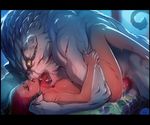  balls bear blood braided_hair breasts claws cum erection eyewear fangs female fur hair human katarina league_of_legends licking male male/female mammal mane monocle nipples nude optionaltypo penis red_hair rengar saliva sex tongue tongue_out video_games white_fur wounded 