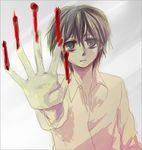  black_eyes black_hair blood claws darren_shan lowres male_focus necktie outstretched_arm skn_nks solo the_saga_of_darren_shan vampire 