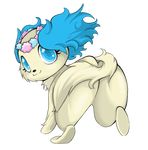  (jewelpet) butt canine capcom_(artist) feral jewelpet mammal sapphire 