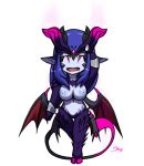  2018 alpha_channel barely_visible_genitalia barely_visible_pussy bracelet breasts chibi digimon eyes_closed fan_character female furball hair horn humanoid jewelry low_res membranous_wings nipples nude open_mouth open_smile purple_hair pussy simple_background smile solo succubamon tail_tuft transparent_background tuft winged_humanoid wings 