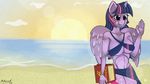  anthro big_breasts breasts cleavage clothed clothing equine female friendship_is_magic horn malamol mammal my_little_pony skimpy solo swimsuit twilight_sparkle_(mlp) winged_unicorn wings 