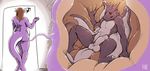  2013 anal anal_insertion anal_penetration anal_vore anthro balls blue_scales blush butt dragon duo firondraak hair horn humanoid_penis insertion internal kalnareff kalnareff_(character) long_hair male male/male nude penetration penis purple_scales rear_view scalie size_difference sketch teeth uncut vore white_scales wings 