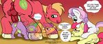  after_sex anal anal_penetration animal_genitalia anus apple_bloom_(mlp) backsack balls big_eyes big_macintosh_(mlp) bisexual blonde_hair blue_hair blush cum cum_in_ass cum_in_pussy cum_inside cum_on_penis cunnilingus cutie_mark dragon english_text equine erection female female/female friendship_is_magic fur group group_sex hair half-closed_eyes horse horsecock interspecies kyokimute male male/male mammal multicolored_hair my_little_pony open_mouth oral orange_fur orgy penetration penis plain_background pony purple_hair pussy red_fur red_hair scalie scootaloo_(mlp) sex size_difference smile spike_(mlp) sweetie_belle_(mlp) text tongue two_tone_hair vaginal vein white_fur yellow_fur young 