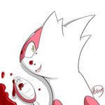  aokabike blood claws female latias looking_at_viewer nintendo open_mouth pok&eacute;mon video_games yellow_eyes 