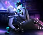 ark_warrior canine couple dog eye_contact male male/male mammal nintendo spacecraft star star_fox video_games wolf wolf_o&#039;donnell 