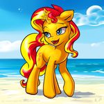  2015 equestria_girls equine female feral friendship_is_magic horn karol_pawlinski mammal my_little_pony solo sunset_shimmer_(eg) unicorn 