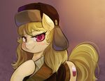  2015 clothing cutie_mark earth_pony equine female feral freedomthai friendship_is_magic hat horse mammal march_gustysnows_(mlp) my_little_pony pony smile solo 