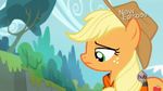  2015 animated applejack_(mlp) blue_eyes cowboy_hat duo edit equine female female/female freckles friendship_is_magic green_eyes hat horse kissing mammal my_little_pony pinkie_pie_(mlp) pony superedit surprise 