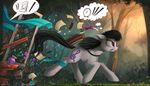  2015 bag black_hair break_out comb cutie_mark earth_pony equine female feral friendship_is_magic hair horse hurry mammal my_little_pony octavia_(mlp) outside pony solo tree window yakovlev-vad 