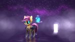  2015 bat_pony bat_wings blue_eyes equine female friendship_is_magic glowing glowing_eyes horn mammal my_little_pony princess_luna_(mlp) scootaloo_(mlp) star underpable winged_unicorn wings 