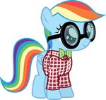  2015 absurd_res alpha_channel cute equine eyewear feral friendship_is_magic glasses hi_res magister39 mammal my_little_pony pegasus rainbow_dash_(mlp) solo wings young 