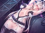  1girl breasts censored chevalier_(taimanin_asagi) humiliation lilith-soft nobushito_kuro restrained taimanin_asagi taimanin_asagi_battle_arena 