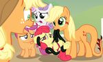  2015 apple_bloom_(mlp) applejack_(mlp) badumsquish bandage equine female freckles friendship_is_magic group horn horse mammal my_little_pony pegasus pony scootaloo_(mlp) sweetie_belle_(mlp) tatzlejack tatzlpony tentacles unicorn wings 