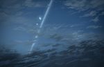  condensation_trail justinas_vitkus moon multiple_moons no_humans original scenery science_fiction sky 