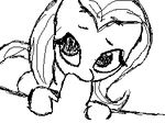  animated bamshark black_and_white duo equine fellatio female fluttershy_(mlp) friendship_is_magic horse looking_at_viewer low_res male male/female mammal monochrome my_little_pony oral penis pony sex sketch translucent 