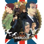  5boys flag_background greg_lestrade icym irene_adler james_moriarty john_hamish_watson martha_louise_hudson molly_hooper multiple_boys multiple_girls mycroft_holmes sherlock_(bbc) sherlock_holmes sherlock_holmes_(sherlock) the_adventures_of_sherlock_holmes union_jack 