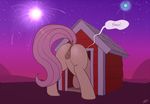  2015 4th_of_july anus butt equine female feral fluttershy_(mlp) friendship_is_magic mammal my_little_pony pegasus pussy ratofdrawn wings 